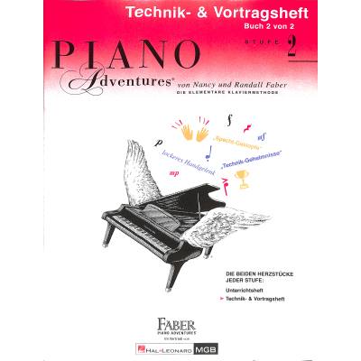 0888680072827 - Piano adventures 2 - Technik + Vortragsheft