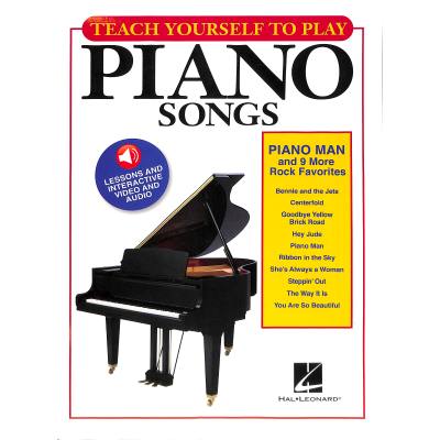 0888680082086 - Teach yourself to play piano songs | Piano man