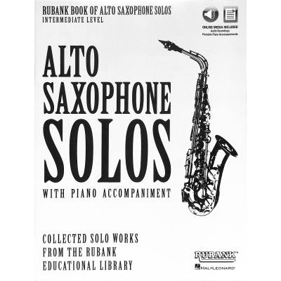 0888680623852 - Rubank book of alto saxophone solos