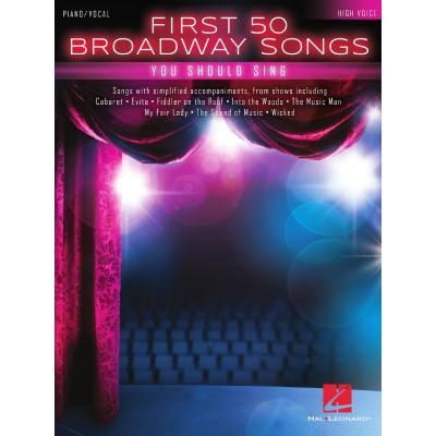 0888680643782 - First 50 Broadway songs you should sing