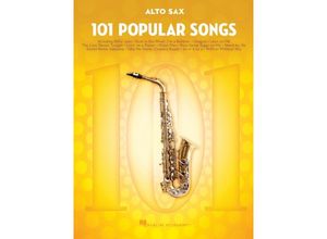 0888680671693 - 101 Popular Songs   101 Popular Songs -For Alto Saxophone- Kartoniert (TB)