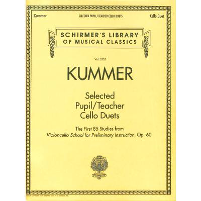 0888680705992 - Selected pupil   teacher cello duets | Duette