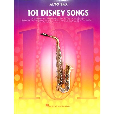 0888680707170 - Noten 101 Disney Songs Altsaxophon HL 244107 Hal Leonard