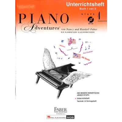 0888680707279 - Piano adventures 4 - Unterrichtsheft 1 2