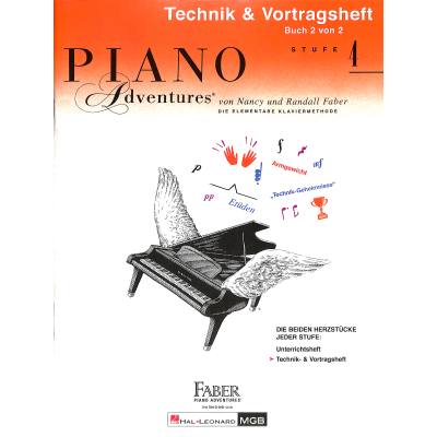 0888680707286 - Piano adventures 4 - Technik + Vortragsheft 2 2