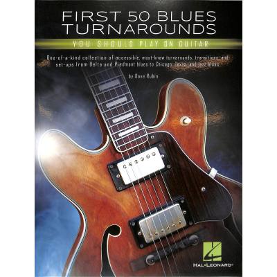 0888680750015 - First 50 blues turnarounds you should play on guitar
