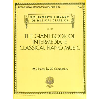 0888680892678 - The giant book of intermediate classical piano music