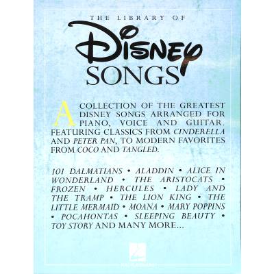 0888680902155 - Noten The library of Disney songs HL 287155 Klavier Piano