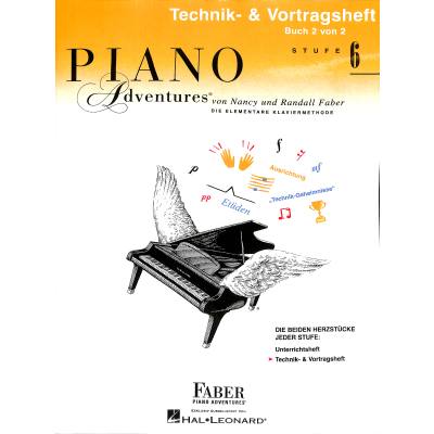 0888680942649 - Piano Adventures 6 - Technik + Vortragsheft 2 2