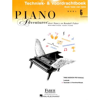 0888680942663 - Piano adventures 6 - Techniek + Voordrachtboek 2 2