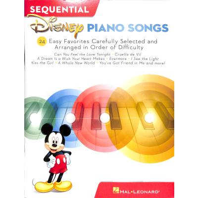 0888680943882 - Sequential Disney piano songs