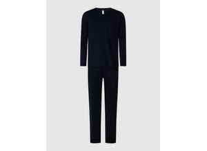 0888721429177 - Herren Pyjama - Night Selection blau