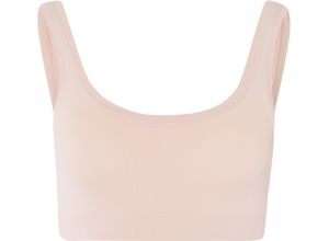 0888721515818 - HANRO Touch Feeling Bustier breite Träger atmungsaktiv für Damen rosa M