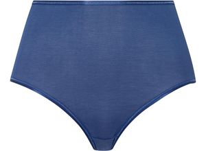 0888721527514 - HANRO Cotton Seamless Maxislip höherer Bund für Damen blau S