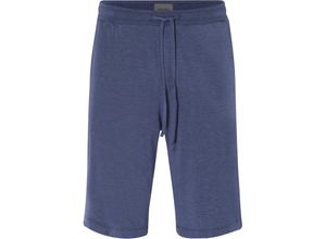 0888721532402 - HANRO Schlafshorts Eingrifftaschen für Herren blau M