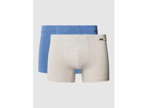 0888721532754 - HANRO Cotton Essentials Pants 2er-Pack uni für Herren blau M