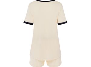 0888721536394 - HANRO Laura Pyjama Rundhals für Damen beige L