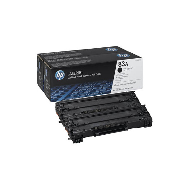 0888793635179 - Toner CF283AD (83A) - Doppelpack - Schwarz - Kapazität 2x 1500 Seiten (CF283AD)