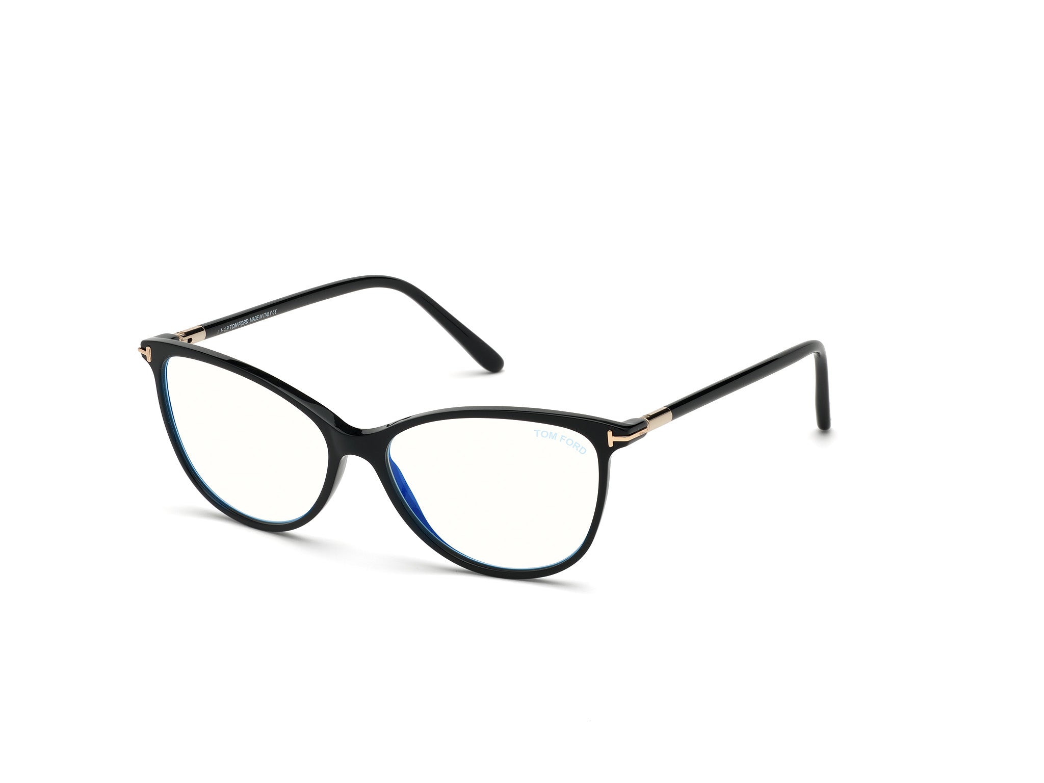 0889214074065 - TOM FORD Frau FT5616-B 001 Rahmen von BRILLEN Acetat Schwarz  Katzenauge Normal