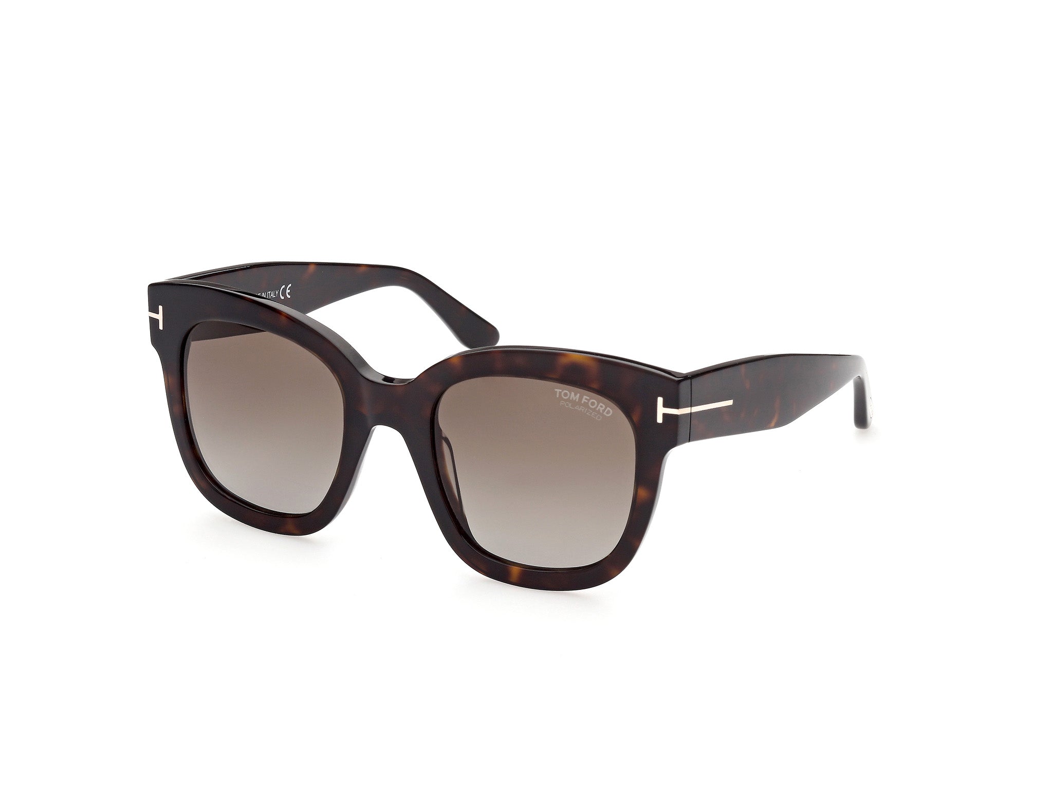 0889214112804 - TOM FORD Damen FT0613 BEATRIX-02 52H Gläser SONNENBRILLEN Acetat   Geometrisch Polarisiert