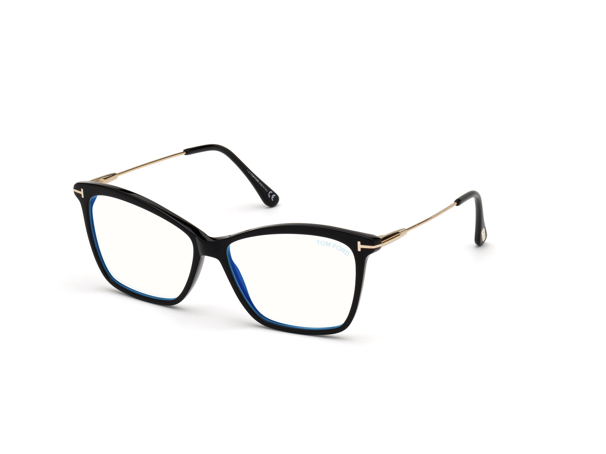 0889214165190 - TOM FORD Damen FT5687-B 1 Rahmen von BRILLEN Acetat Schwarz  Quadratisch Normal