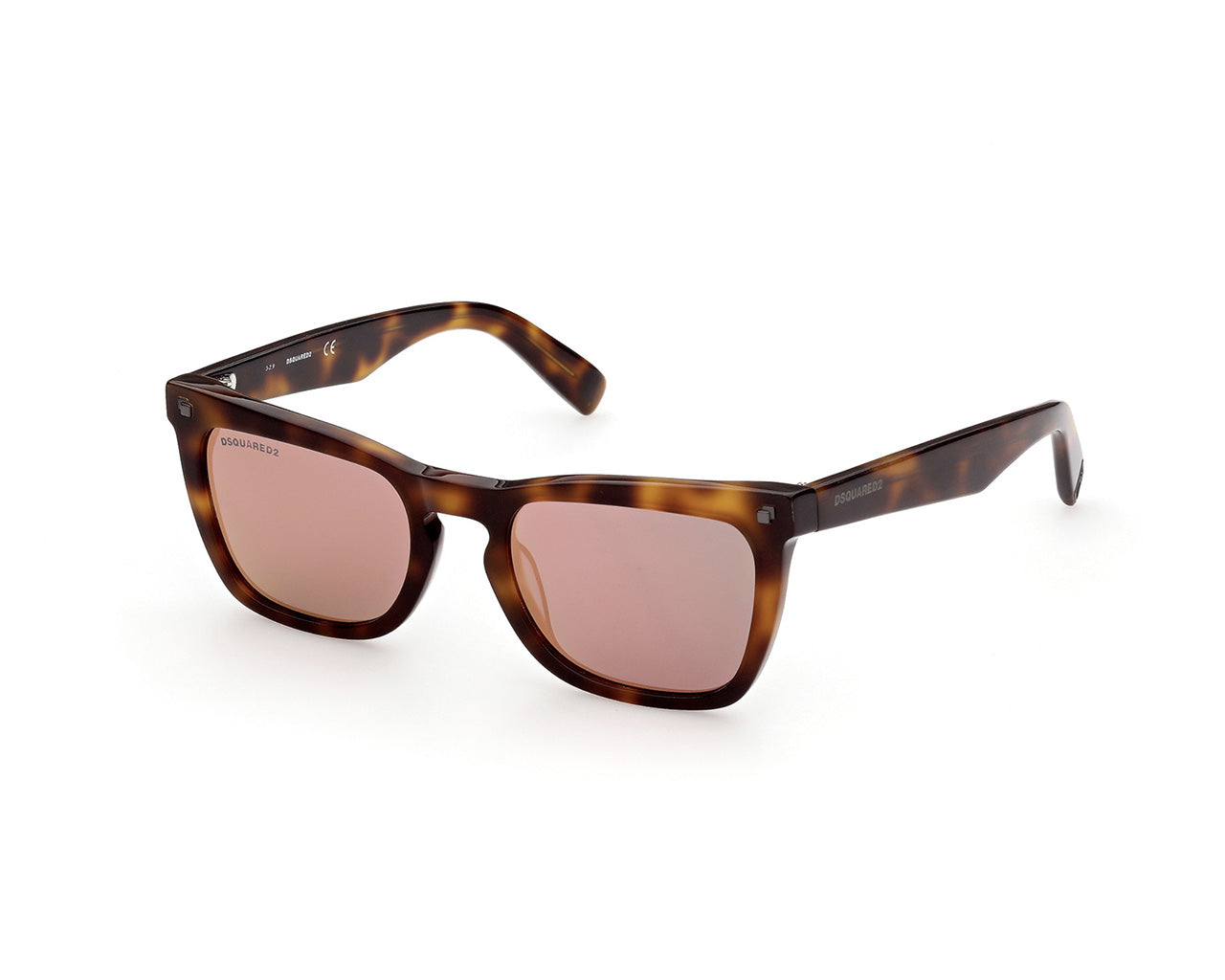 0889214177025 - Unisex DQ0340 CAT 52U Gläser SONNENBRILLEN Steckdose Acetat Havanna Bordeaux Hocken Normal Spiegel