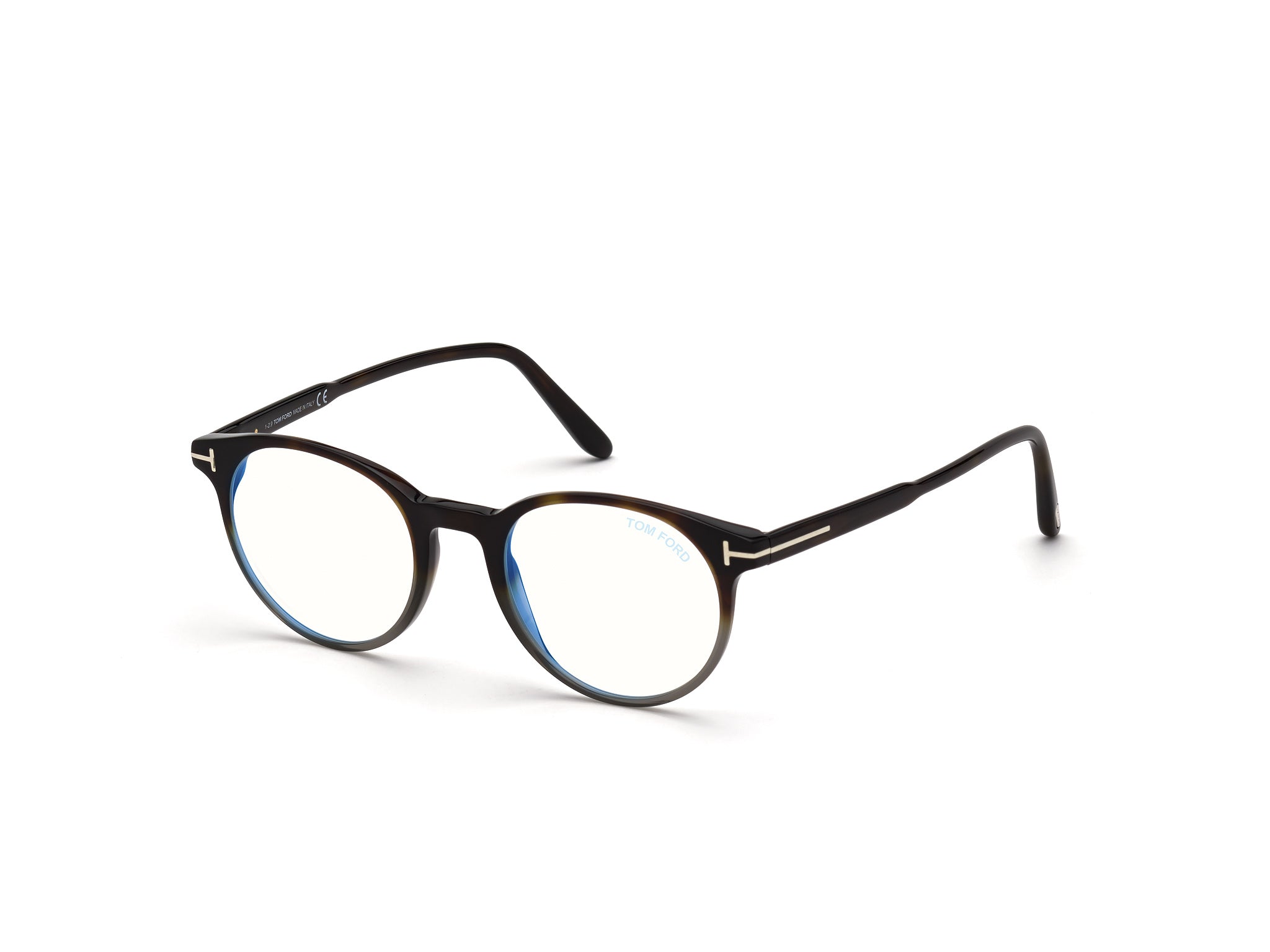 0889214181558 - TOM FORD Mann FT5695-B 056 Rahmen von BRILLEN Acetat Havanna  Kreisel Blaues Antilicht Blaues Anti -Licht - für PC