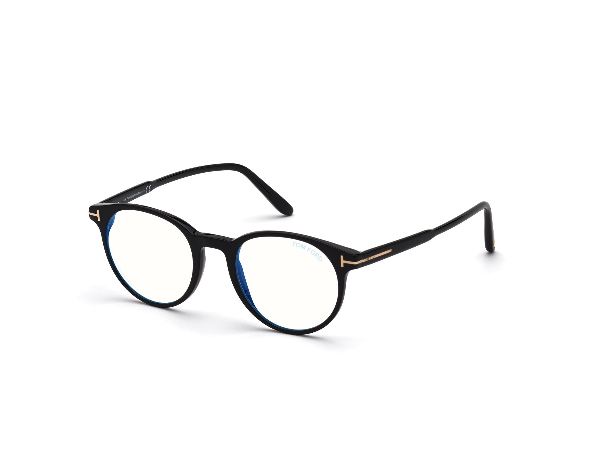 0889214181572 - TOM FORD Mann FT5695-B 001 Rahmen von BRILLEN Acetat Schwarz  Kreisel Normal