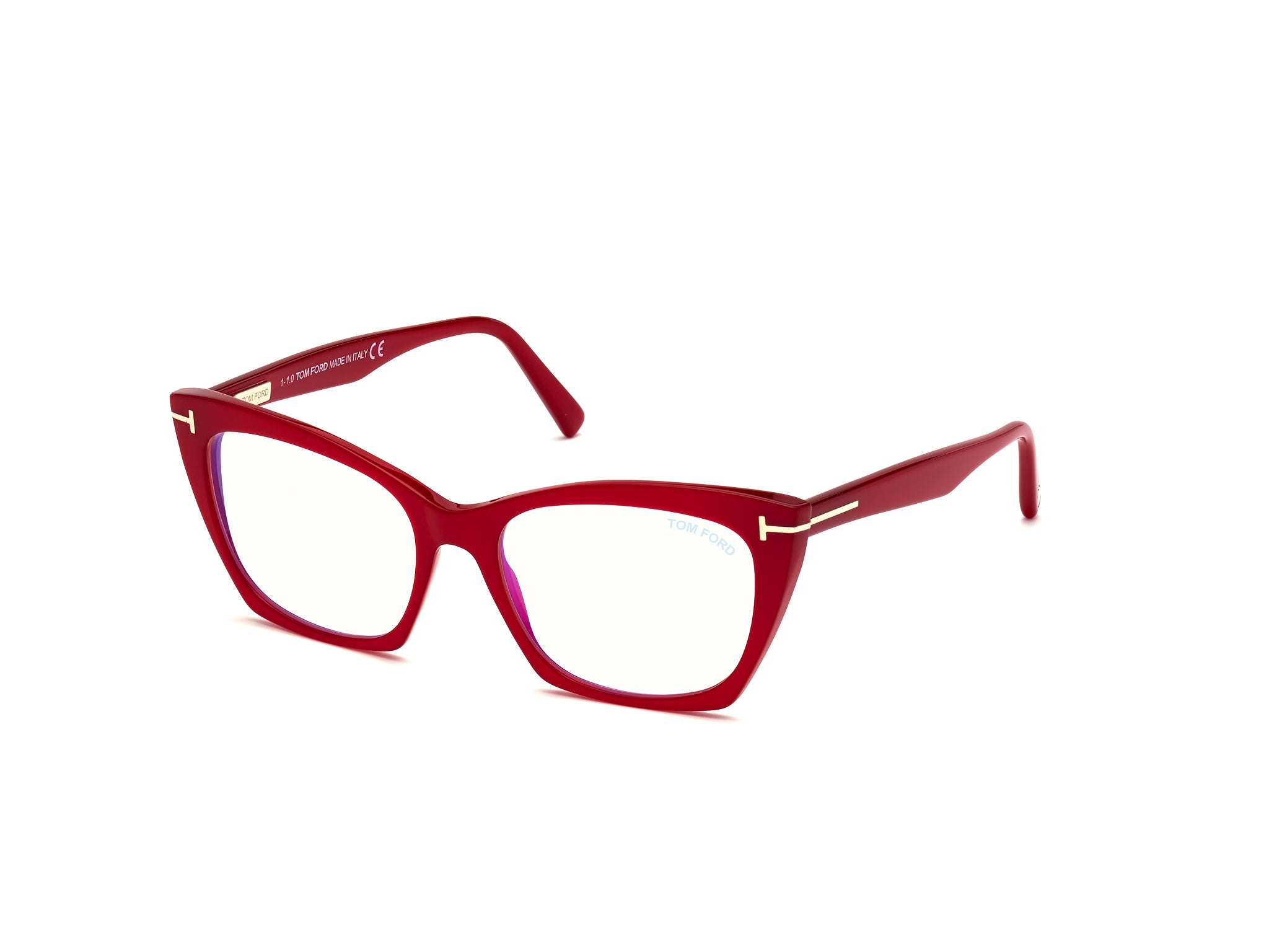 0889214182616 - TOM FORD Damen FT5709-B 72 Rahmen von BRILLEN Acetat Rosa  Cat Eye Normal