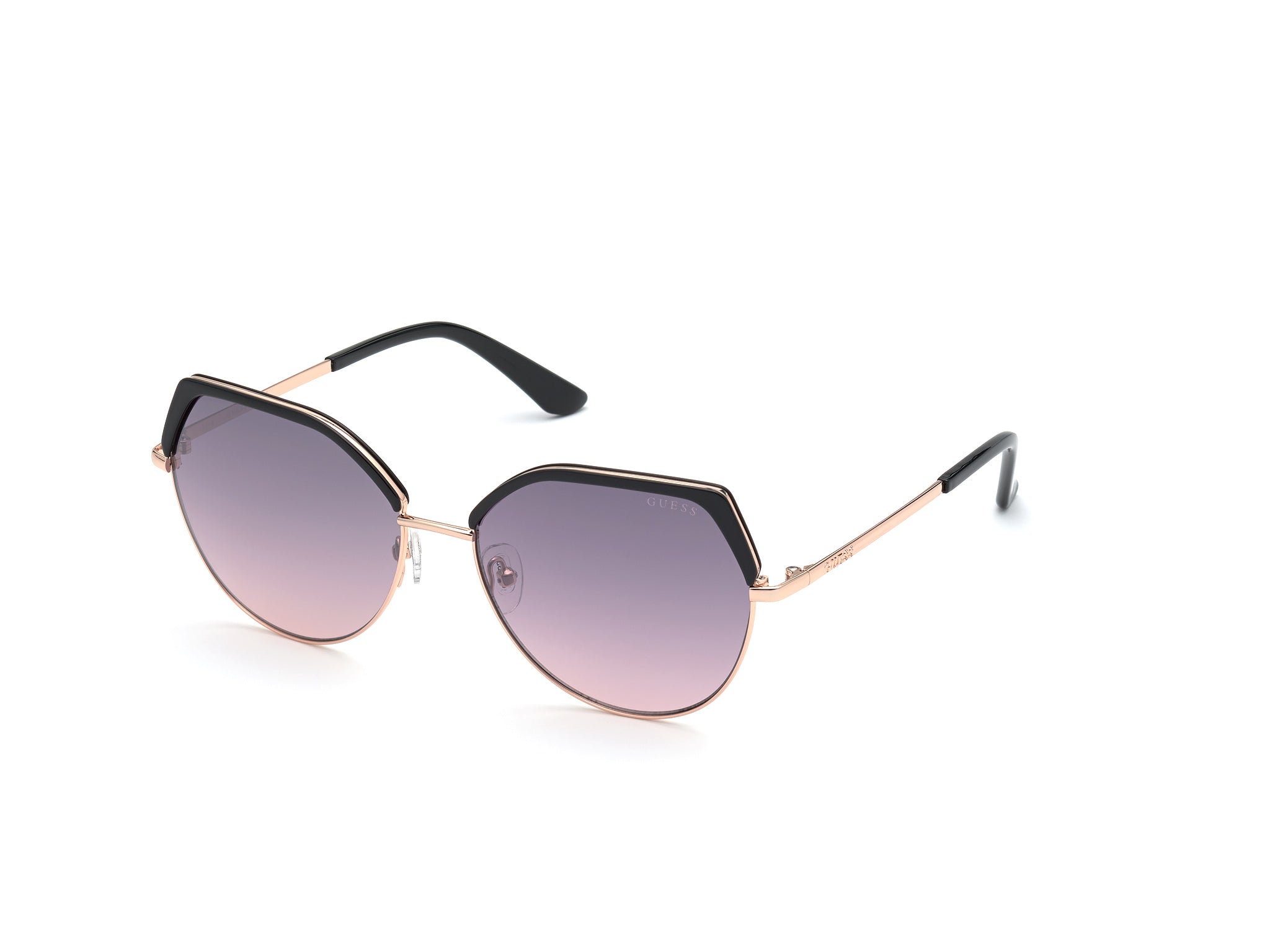 0889214229250 - Damen GU7736 01U Gläser SONNENBRILLEN Metall Schwarz Bordeaux Geometrisch Normal Spiegel 0889214229250 - Damen GU7736 01U Gläser SONNENBRILLEN Metall Schwarz Bordeaux Geometrisch Normal Spiegel