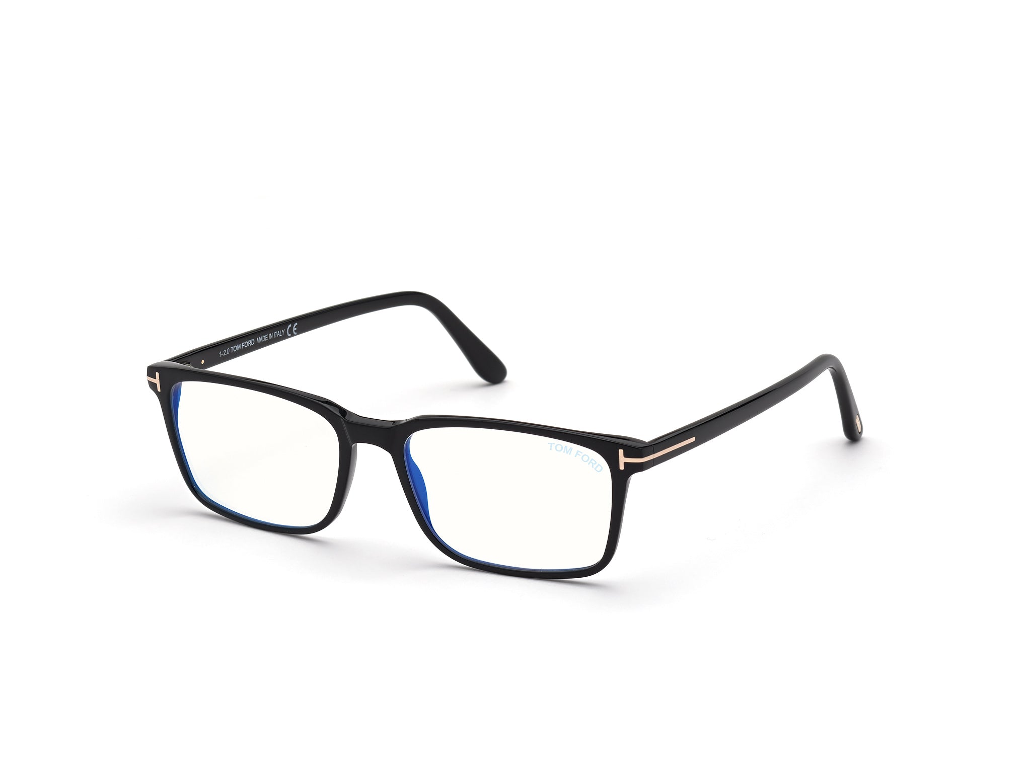 0889214257093 - TOM FORD Herren FT5735-B 1 Rahmen von BRILLEN Acetat Schwarz  Quadratisch Normal