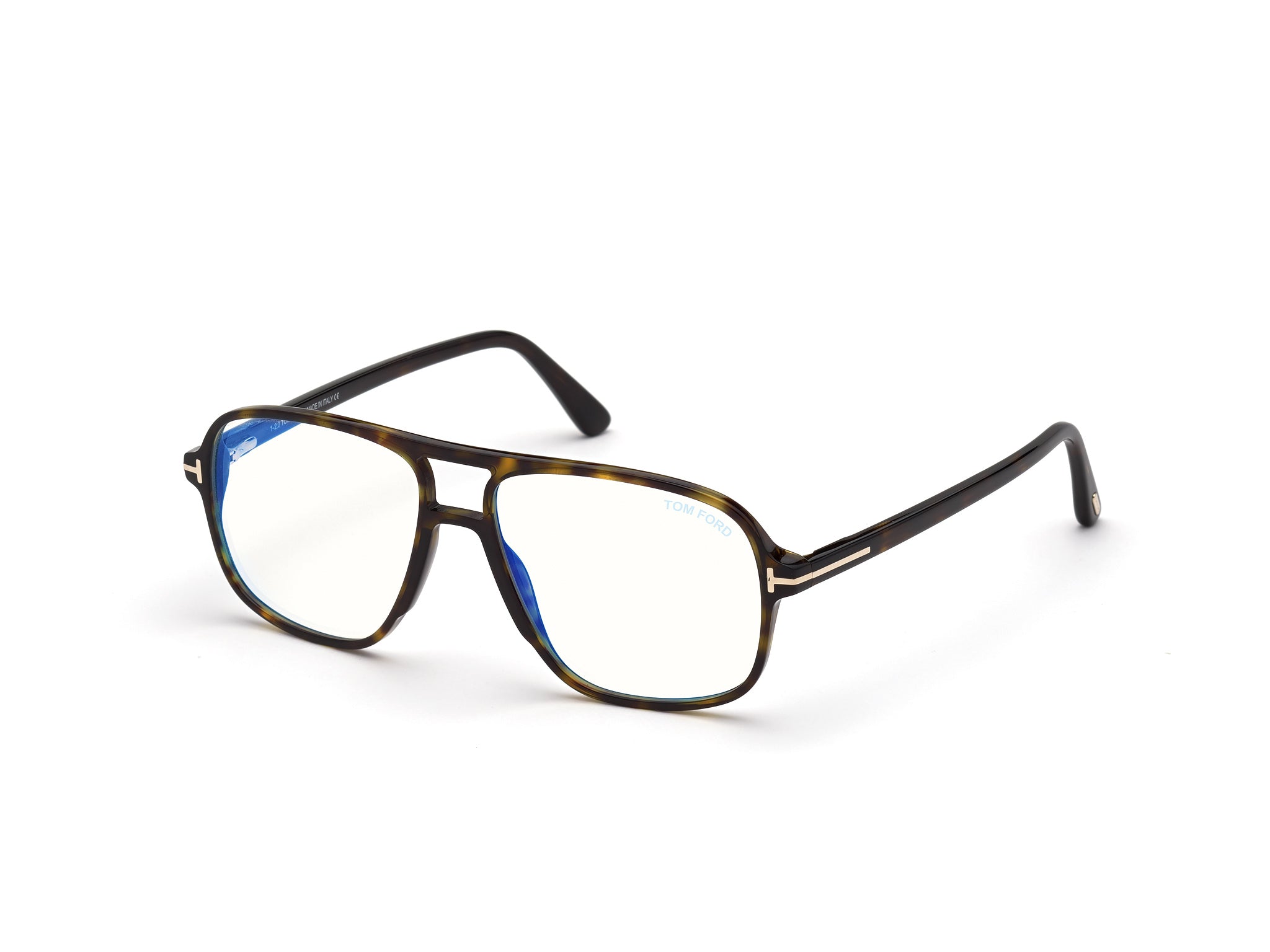 0889214257321 - TOM FORD Mann FT5737-B 052 Rahmen von BRILLEN Acetat Dunkler Havanna  Hocken Normal