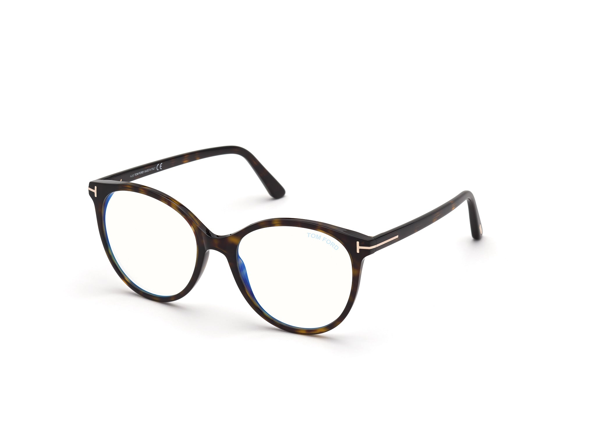 0889214257512 - TOM FORD Damen FT5742-B 52 Rahmen von BRILLEN Acetat Havanna Rund Normal 0889214257512 - TOM FORD Damen FT5742-B 52 Rahmen von BRILLEN Acetat Havanna Rund Normal