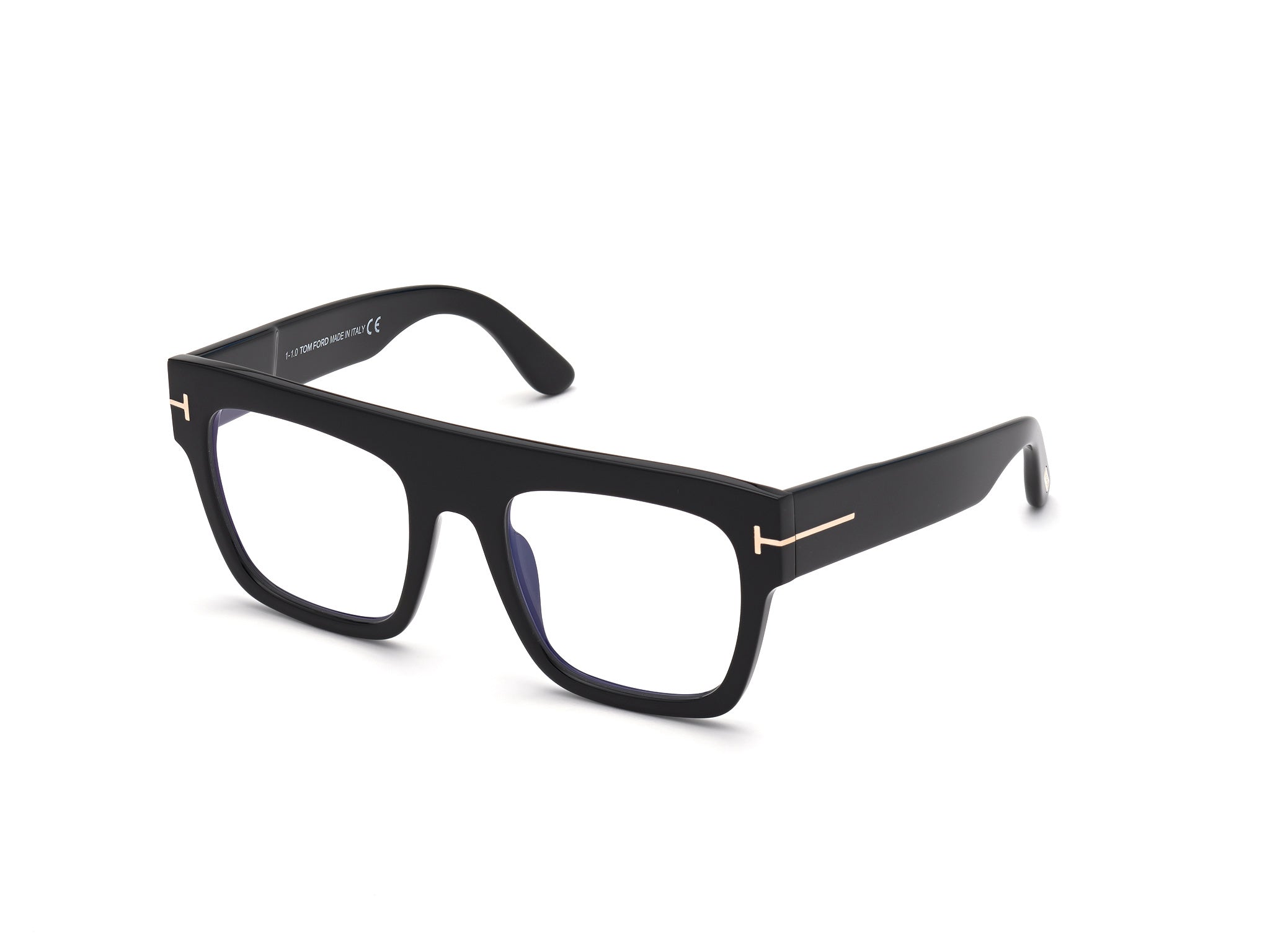 0889214261823 - TOM FORD Damen FT0847 RENEE 1 Gläser SONNENBRILLEN Acetat Schwarz Klar Quadratisch Normal