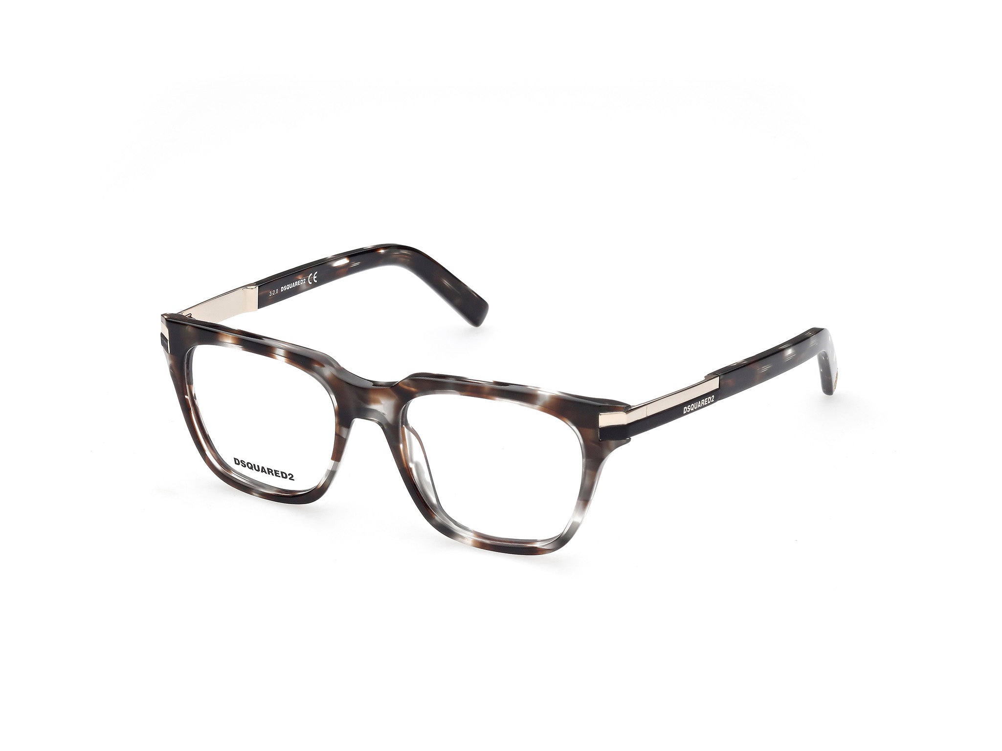 0889214265425 - Damen DQ5345 050 Rahmen von BRILLEN Steckdose Acetat Braun  Quadratisch