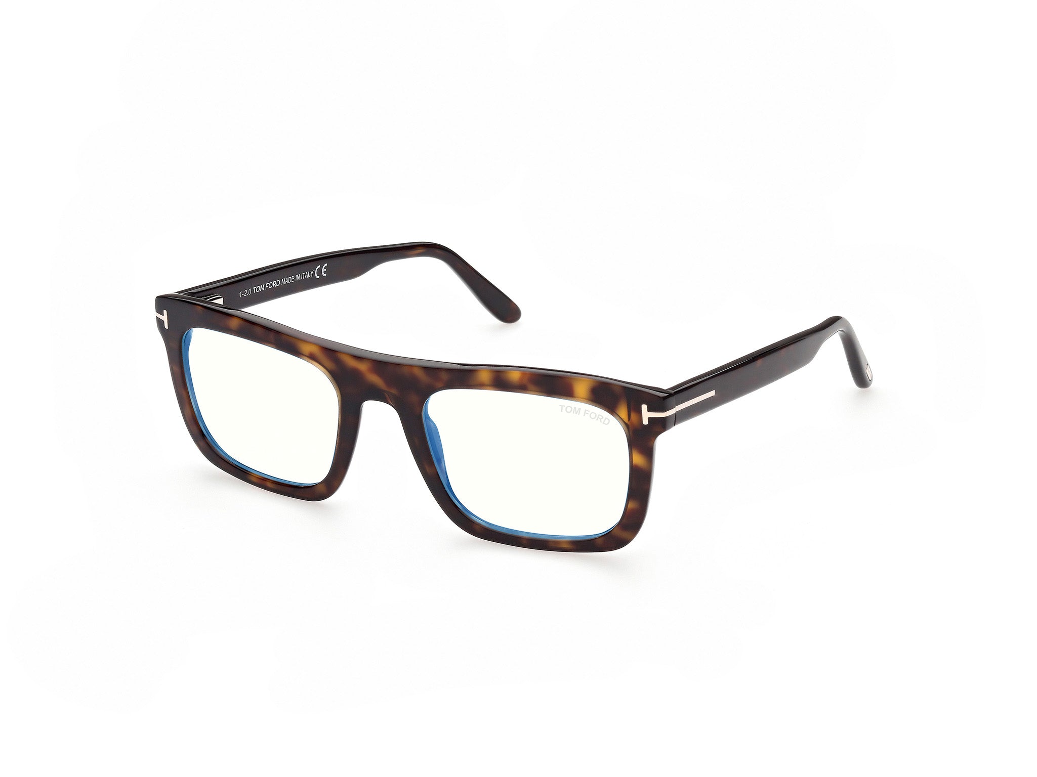 0889214268396 - TOM FORD Herren FT5757-B 52 Rahmen von BRILLEN Acetat Havanna  Quadratisch Normal