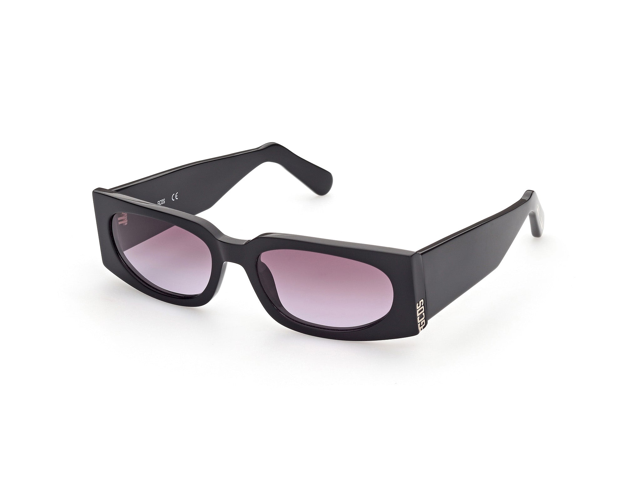 0889214281616 - Unisex GD0016 01Z Gläser SONNENBRILLEN Acetat Glänzend schwarz Violett Hocken Normal Schattiert