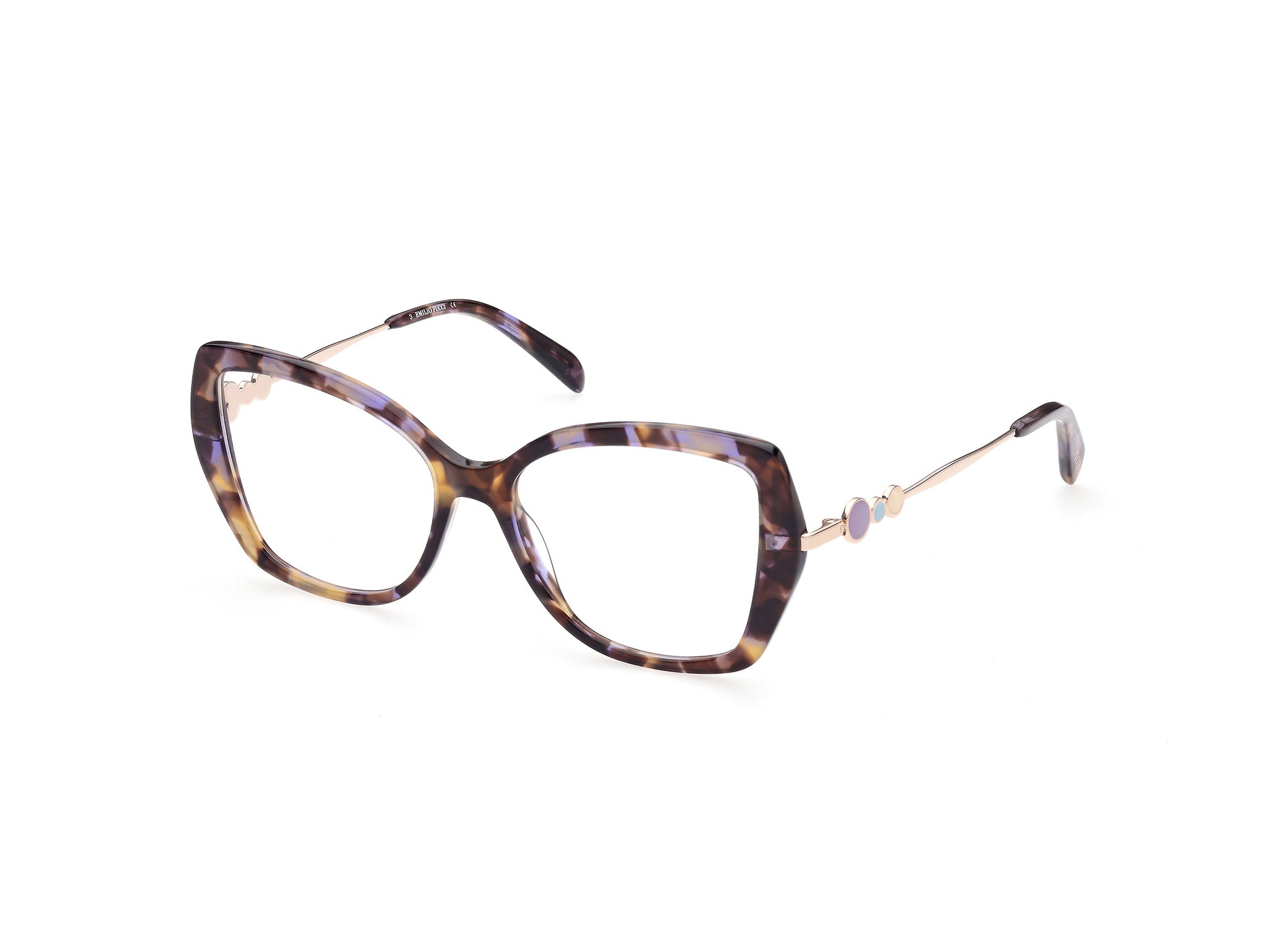 0889214291936 - Emilio Pucci Damen EP5191 055 Rahmen von BRILLEN Acetat Havanna  Schmetterling Normal