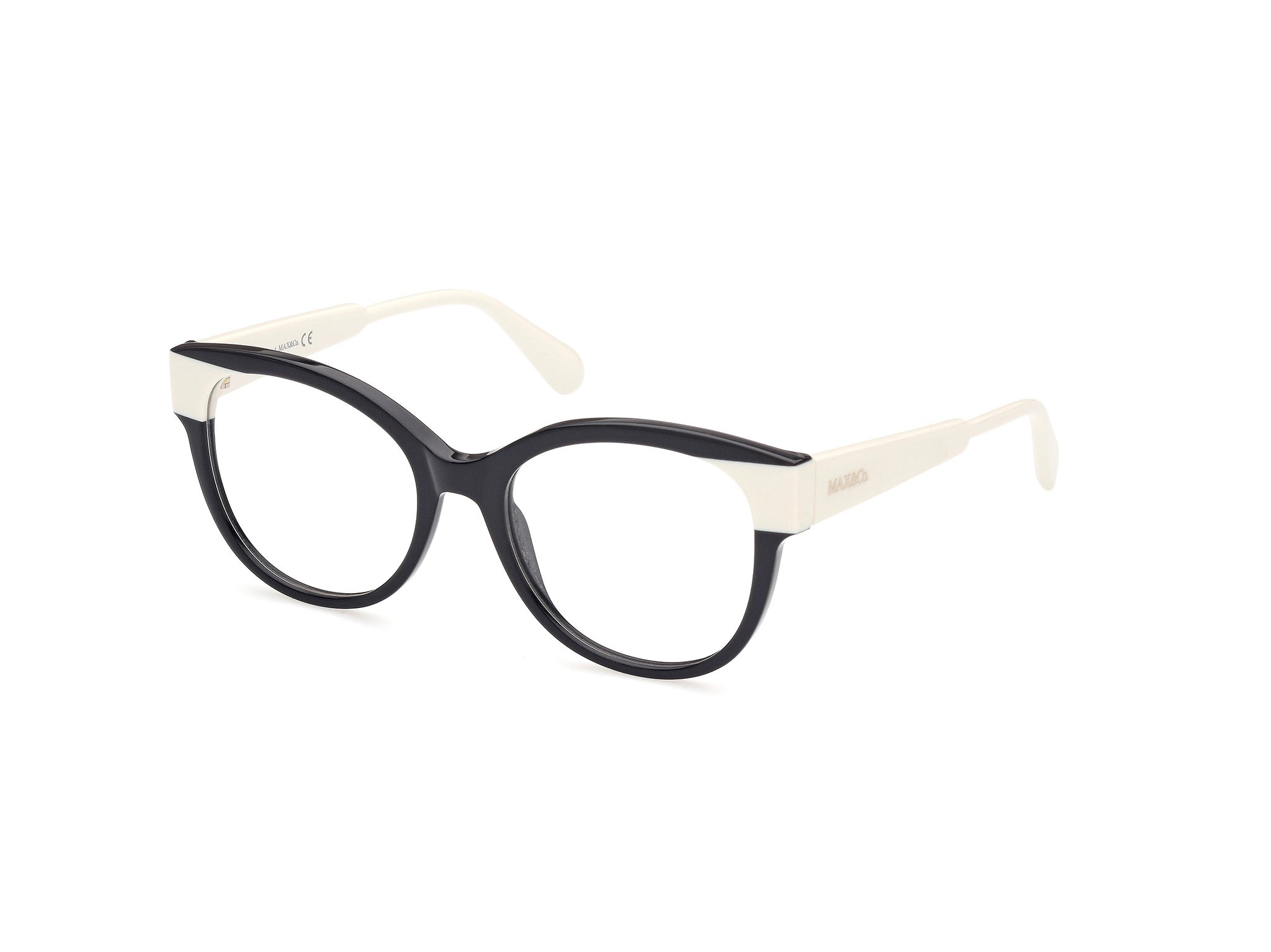 0889214297228 - Damen MO5045 005 Rahmen von BRILLEN Acetat Schwarz  Rund Normal