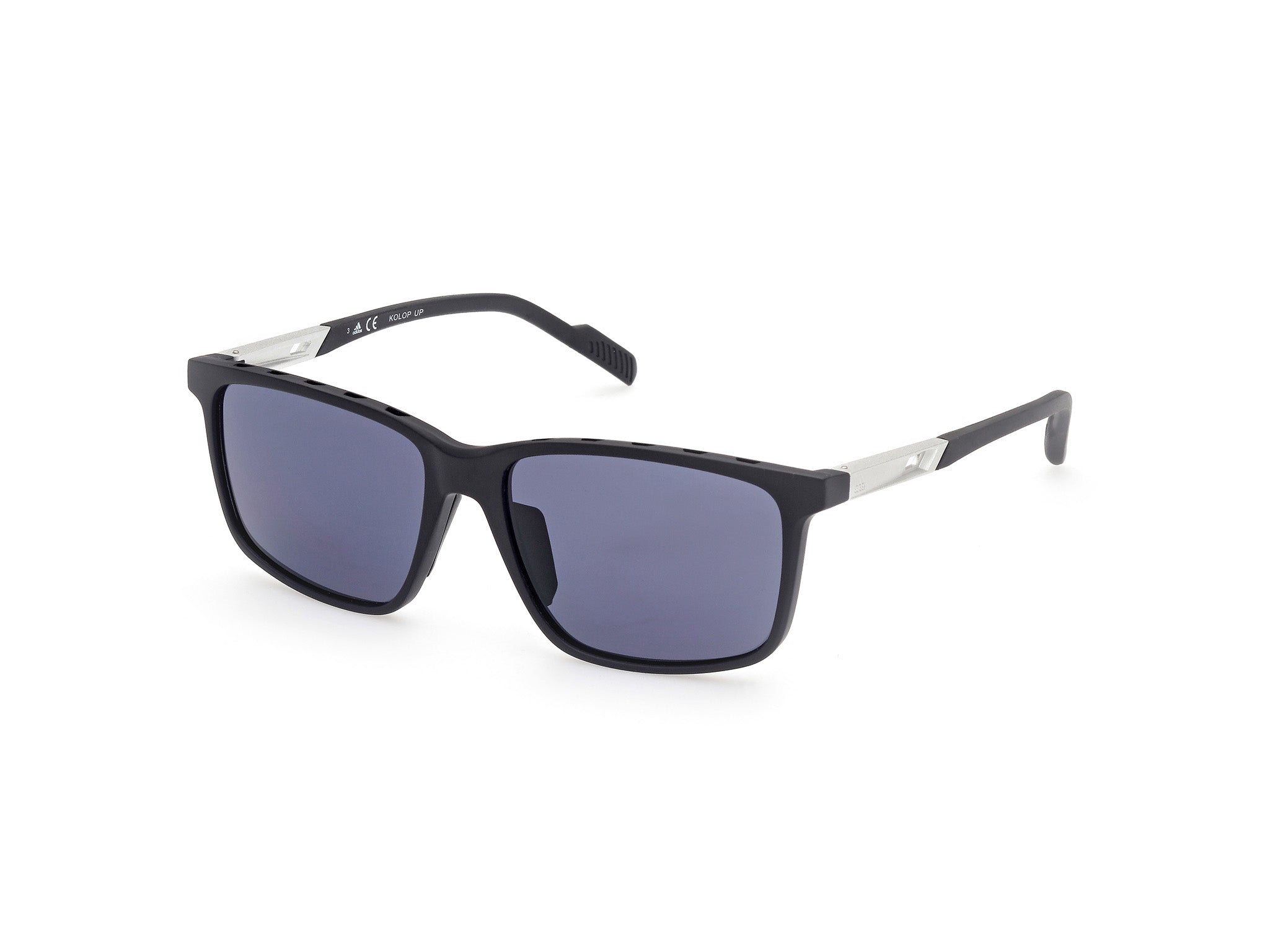 0889214303080 - Herren SP0050 02a Gläser SONNENBRILLEN Injiziert Black-opaco Rauch Hocken Normal