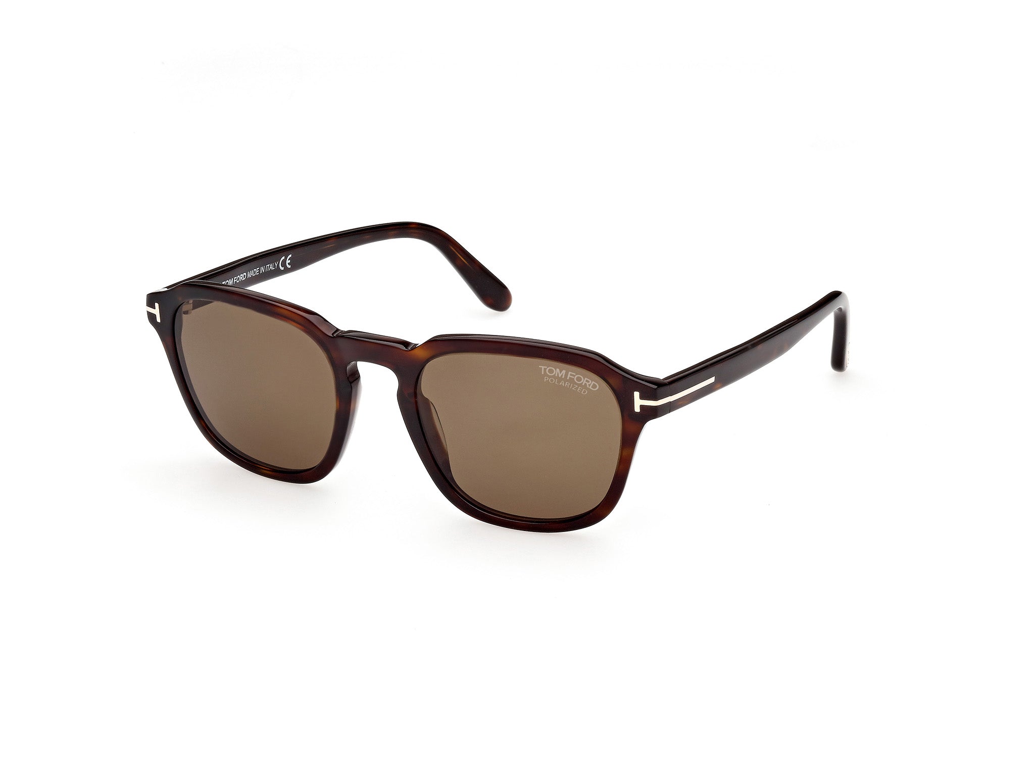 0889214318114 - TOM FORD Herren Ft0931 Avery 52H Gläser SONNENBRILLEN Acetat Havanna Braun Rund Polarisiert