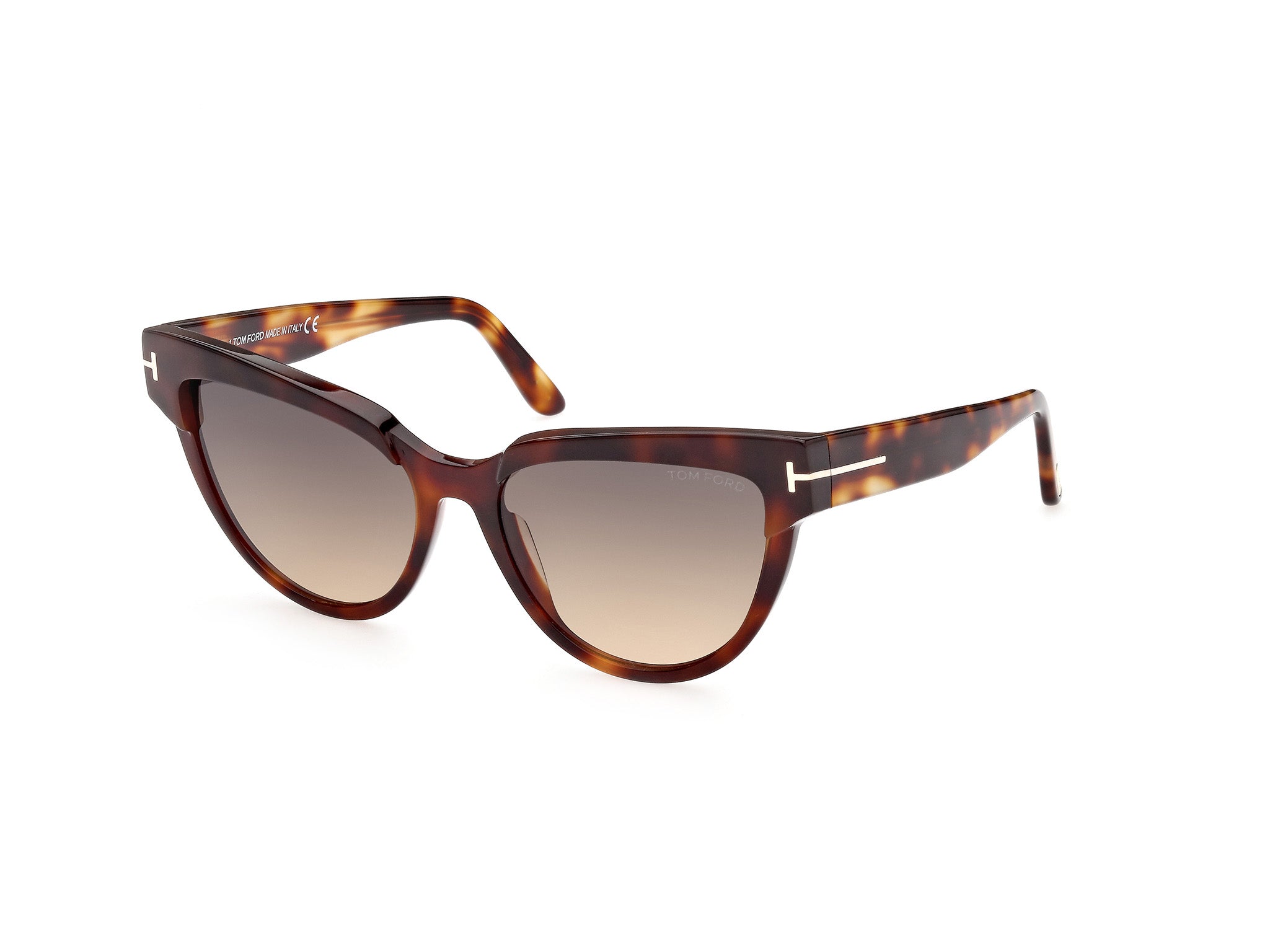 0889214318534 - TOM FORD Damen FT0941 Nadine 55b Gläser SONNENBRILLEN Acetat Havanna Rauch Cat Eye Normal Schattiert