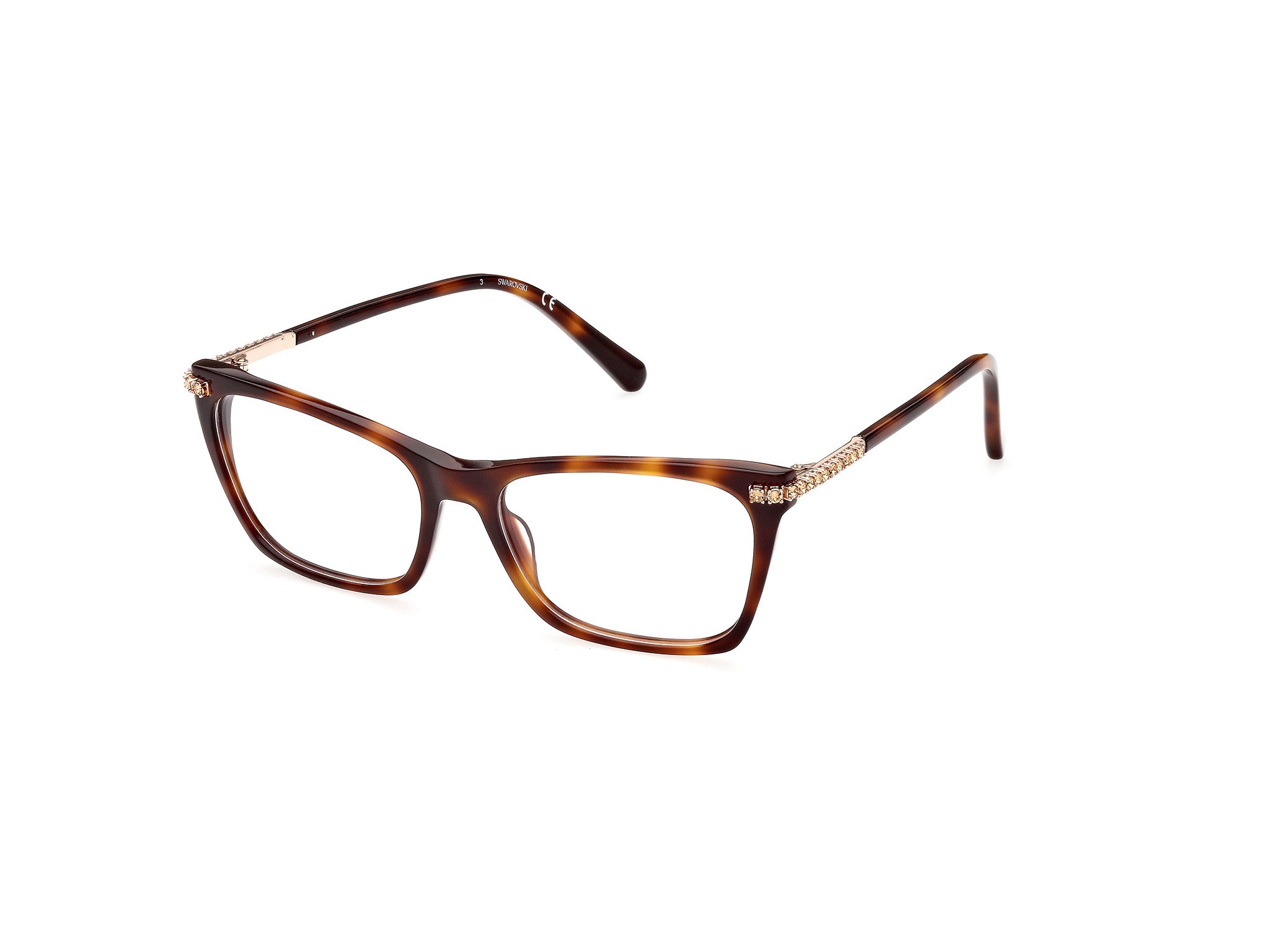 0889214322975 - Damen SK5426 052 Rahmen von BRILLEN Steckdose Acetat Dunkler Havanna  Quadratisch Normal