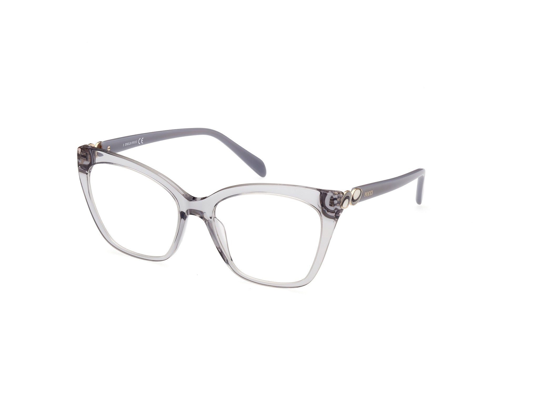 0889214324825 - Emilio Pucci Damen EP5195 020 Rahmen von BRILLEN Acetat Grau  Quadratisch Normal