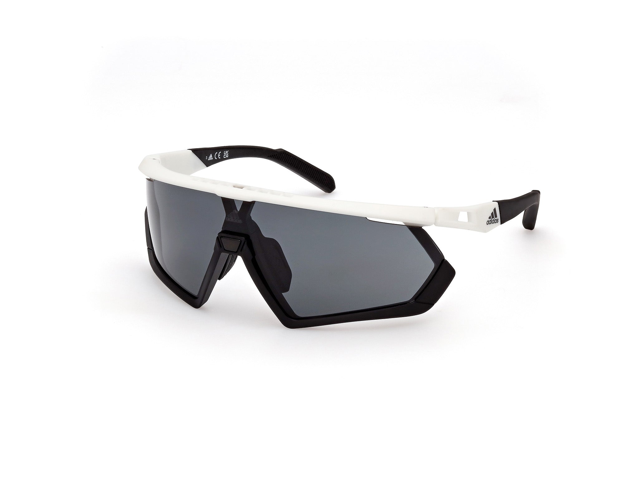 0889214325525 - Herren SP0054 24a Gläser SONNENBRILLEN Plastik Weiß Rauch Maske Normal 0889214325525 - Herren SP0054 24a Gläser SONNENBRILLEN Plastik Weiß Rauch Maske Normal