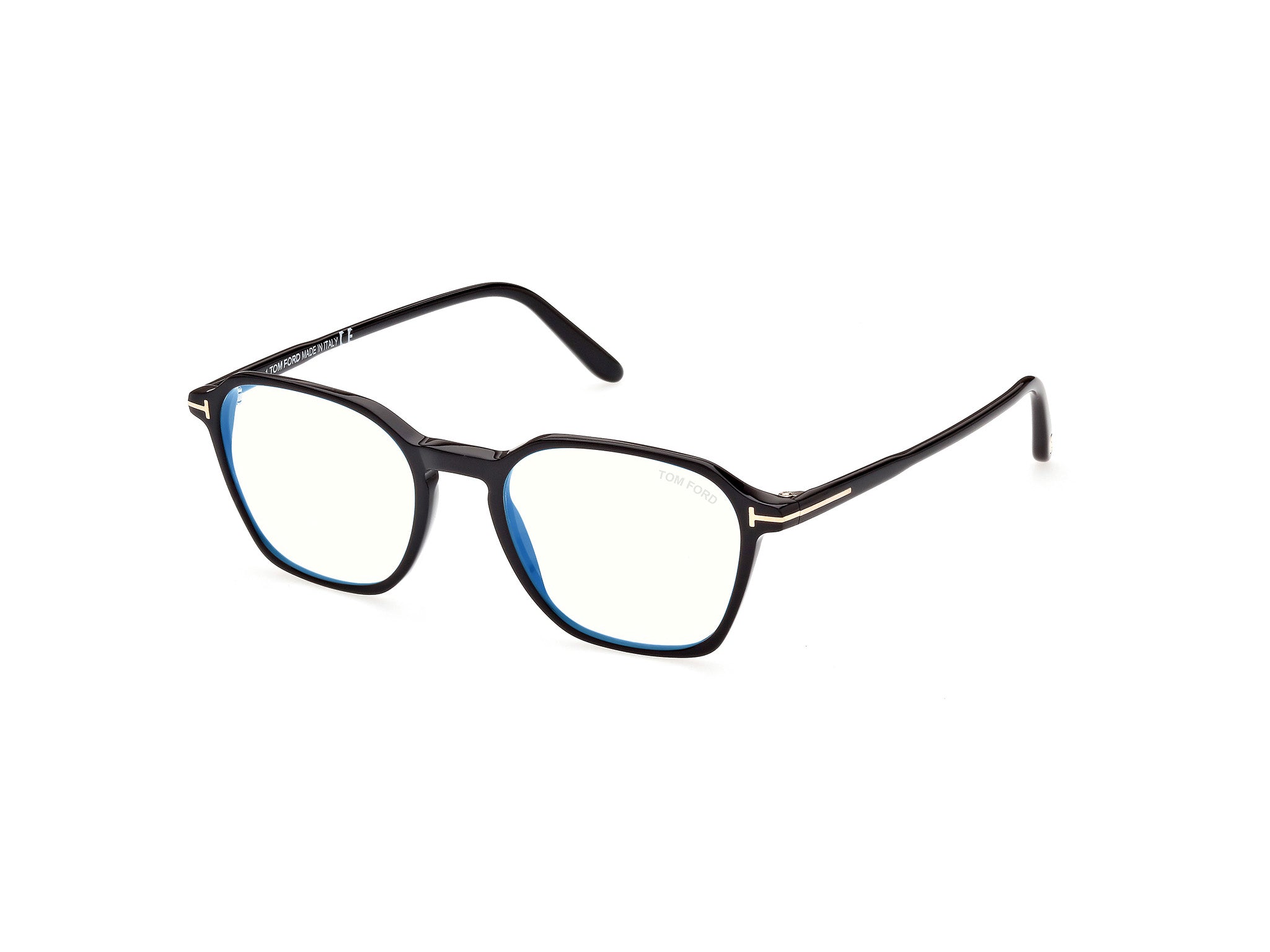 0889214327338 - TOM FORD Herren FT5804-B 1 Rahmen von BRILLEN Acetat Schwarz  Geometrisch Normal