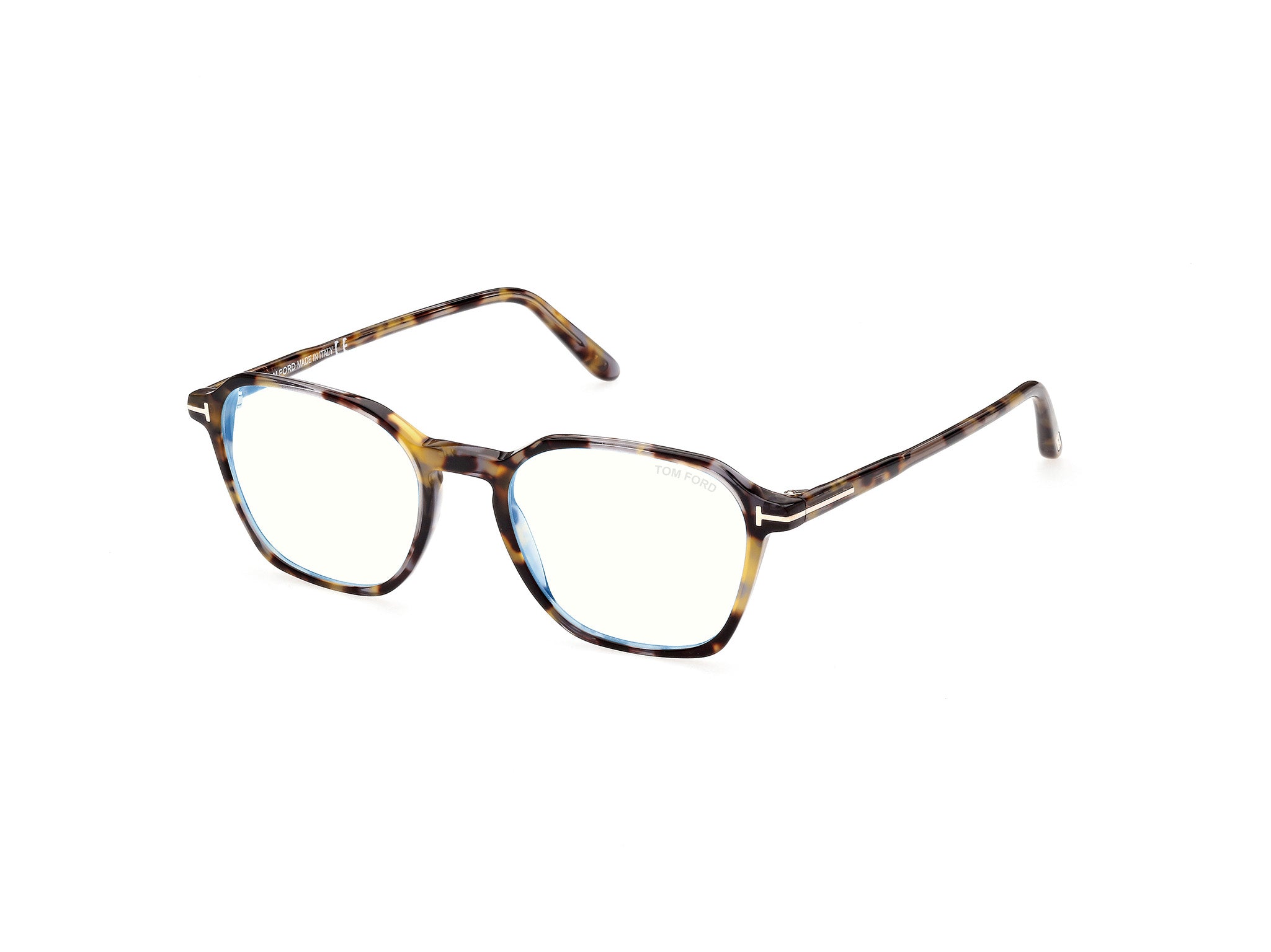 0889214327352 - TOM FORD Herren FT5804-B 55 Rahmen von BRILLEN Acetat Havanna  Geometrisch Normal