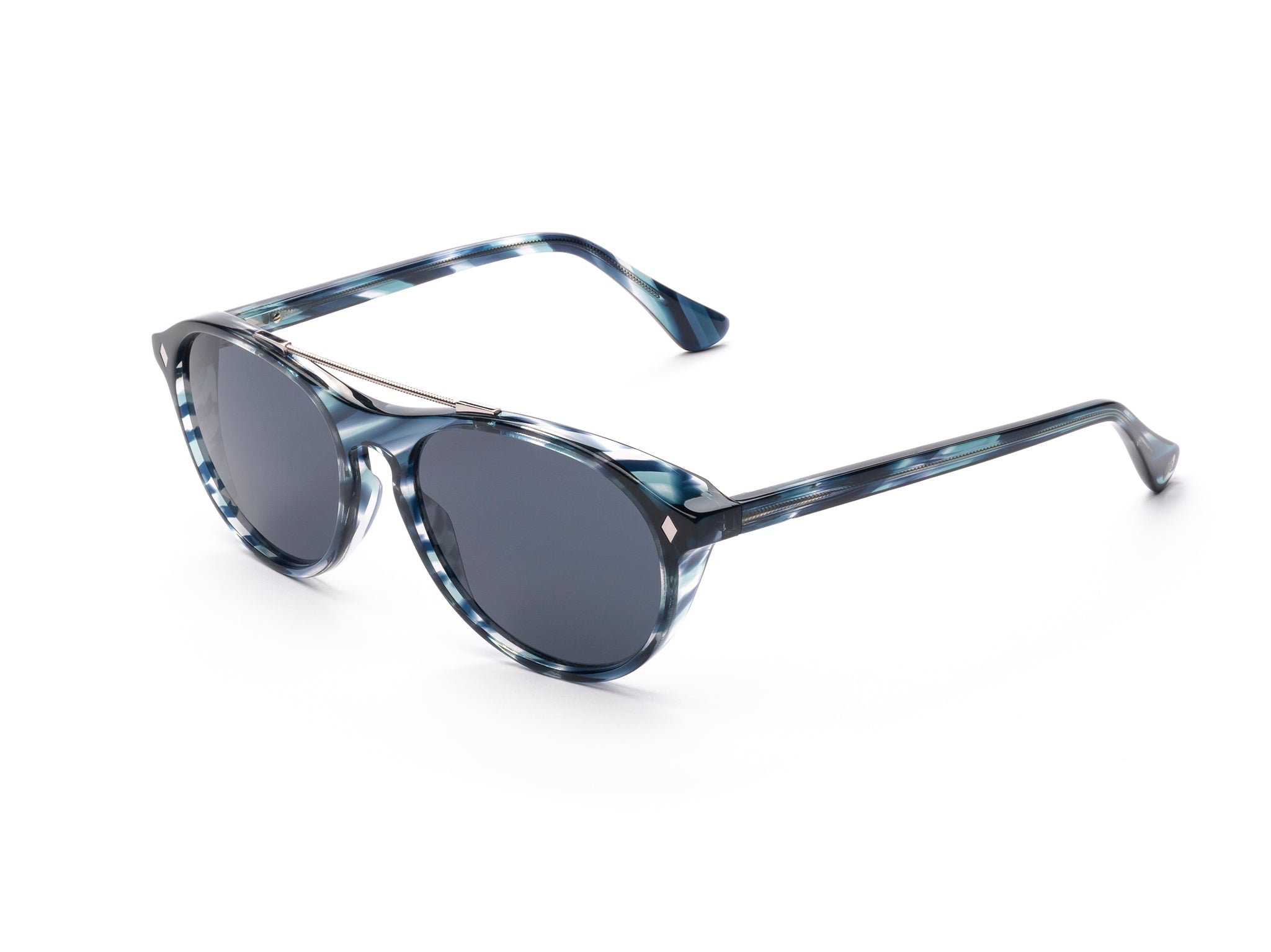 0889214335715 - Unisex We0323 92a Gläser SONNENBRILLEN Acetat Havanna Blau Rauch Pilot Normal