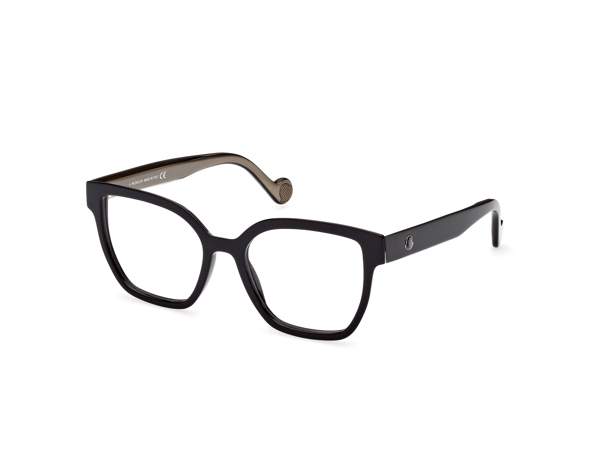 0889214336439 - Damen ML5155 001 Rahmen von BRILLEN Steckdose Acetat Schwarz klar  Quadratisch Normal