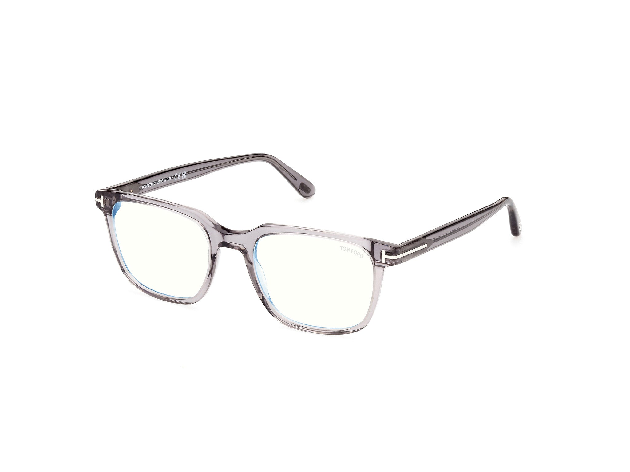 0889214336927 - TOM FORD Herren FT5818-B 20 Rahmen von BRILLEN Acetat Grau  Quadratisch Normal